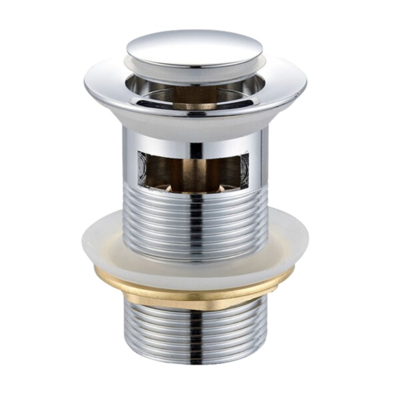 BASIN WASTE POP UP CHROME SLOTTED