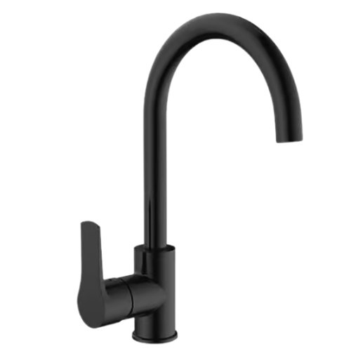 SINK MIXER PILLAR TYPE MATT BLACK