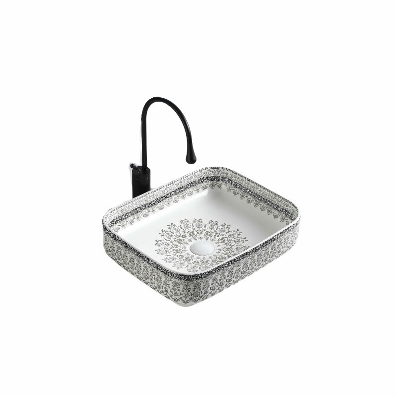 LINNEA WHITE & GREY ART 510X400X135MM